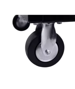 Husky 46 in.W x 51 in. D Standard Duty 9-Drawer Mobile Workbench with Solid Top Full Length Extension Table in Black -FixPro Store gloss black with silver trim husky mobile workbenches hotc4609b15m d4 1000