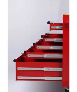Husky 46 in. W x 24.5 in. D 9-Drawer Gloss Red Deep Tool Chest Mobile Workbench with Hardwood Top 16 Husky 46 in. W x 24.5 in. D 9-Drawer Gloss Red Deep Tool Chest Mobile Workbench with Hardwood Top -FixPro Store gloss red husky mobile workbenches h46mwc9rv2 c 44 1000