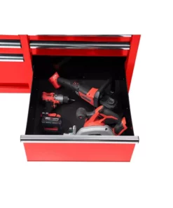 Husky 46 in. W x 24.5 in. D 9-Drawer Gloss Red Deep Tool Chest Mobile Workbench with Hardwood Top 17 Husky 46 in. W x 24.5 in. D 9-Drawer Gloss Red Deep Tool Chest Mobile Workbench with Hardwood Top -FixPro Store gloss red husky mobile workbenches h46mwc9rv2 c 76 1000