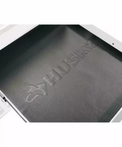 Husky 46 in. W x 24.5 in D Standard Duty 9-Drawer Mobile Workbench Tool Chest with Solid Wood Top in Gloss White 23 Husky 46 in. W x 24.5 in D Standard Duty 9-Drawer Mobile Workbench Tool Chest with Solid Wood Top in Gloss White -FixPro Store gloss white with silver trim husky mobile workbenches hotc4609bj6m 44 1000