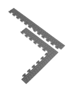 Husky 18.4 in. x 18.4 in. Gray Commercial PVC Garage Flooring Trim Kit -FixPro Store gray husky garage flooring tiles hdtkdg 66 1000