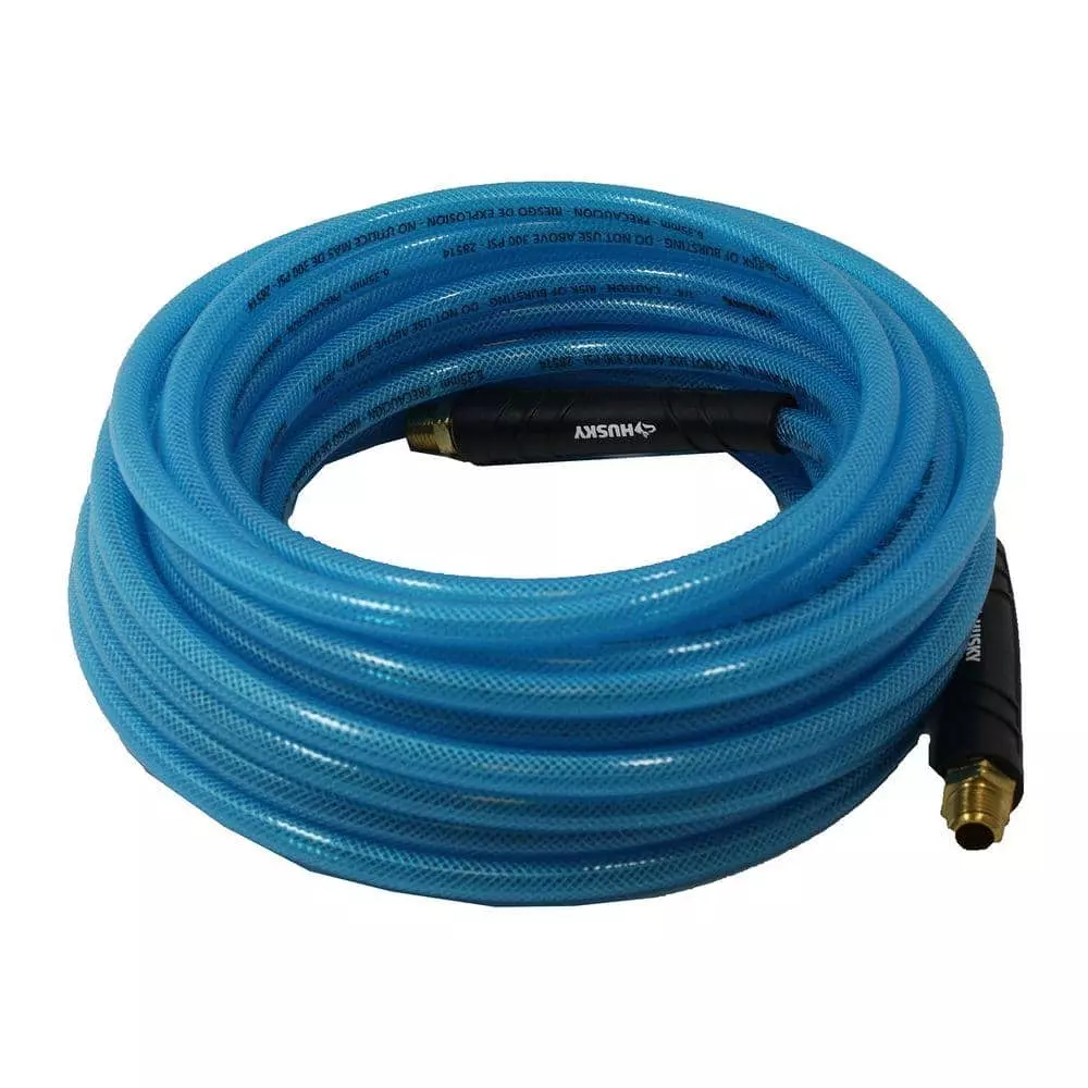 Husky 1/4 in. x 100 ft. Polyurethane Air Hose 3 Husky 1/4 in. x 100 ft. Polyurethane Air Hose