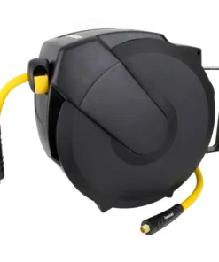 Husky 3/8 in. x 50 ft. Enclosed Hybrid Air Hose Reel