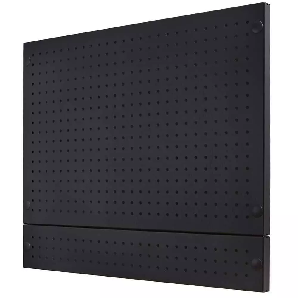 Husky Steel Pegboard Set in Black (28 in. W x 23.5 in H) for Heavy Duty Welded Steel Garage Storage System 3 Husky Steel Pegboard Set in Black (28 in. W x 23.5 in H) for Heavy Duty Welded Steel Garage Storage System