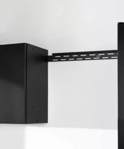 Husky Pro Duty Welded 20-Gauge Steel Wall Mounted Garage Cabinet in Black LINE-X (28 in. W x 22 in. H x 14 in. D) -FixPro Store husky black linex husky wall mounted cabinets htc1000010 lx 77 1000