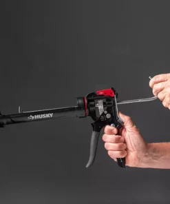 Husky 10 oz. Heavy-Duty High Leverage Drip Free Caulk Gun -FixPro Store husky caulk guns 19pt0902 c3 1000