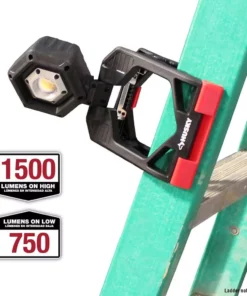 Husky 1500-Lumens Rechargeable Clamp LED Work Light -FixPro Store husky clamp lights cl1500hd 44 1000