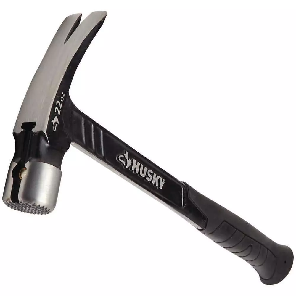 Husky 22 oz. Milled Steel Framing Hammer 4 Husky 22 oz. Milled Steel Framing Hammer - Image 2