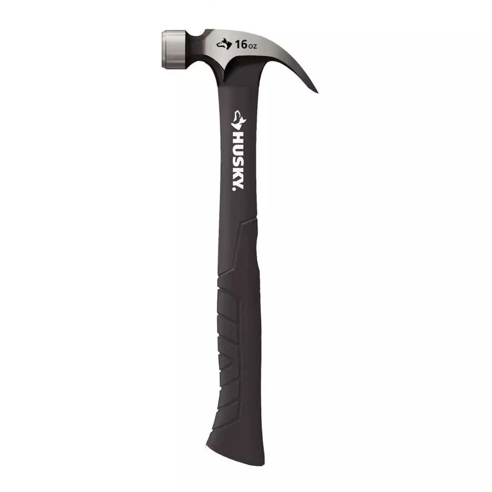 Husky 16 oz. Fiberglass Claw Hammer 3 Husky 16 oz. Fiberglass Claw Hammer