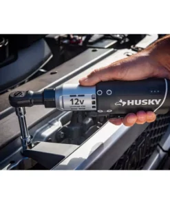 Husky 3/8 in. Drive 12-Volt Lithium-Ion Cordless Ratchet -FixPro Store husky cordless ratchets h38cprat 4f 1000