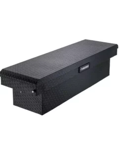 Husky 71.36 in. Matte Black Aluminum Full Size Crossbed Truck Tool Box