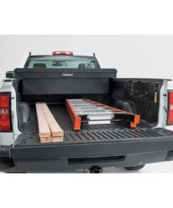 Husky 71.36 in. Matte Black Aluminum Full Size Crossbed Truck Tool Box -FixPro Store husky crossover truck tool boxes 102100 53 01 76 1000