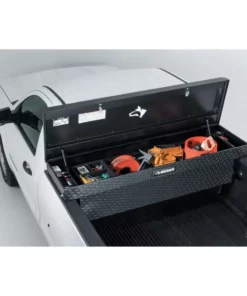 Husky 71.36 in. Matte Black Aluminum Full Size Crossbed Truck Tool Box -FixPro Store husky crossover truck tool boxes 102100 53 01 fa 1000