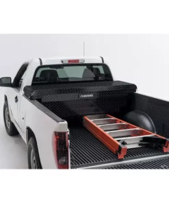 Husky 61.86 in. Matte Black Aluminum Low Profile Mid-Size Crossbed Truck Tool Box -FixPro Store husky crossover truck tool boxes 102102 53 01 4f 1000