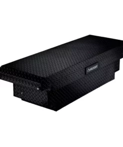 Husky 61.86 in. Matte Black Aluminum Low Profile Mid-Size Crossbed Truck Tool Box