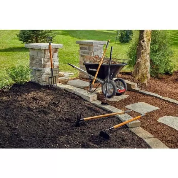 Husky 51 in. L Wood Handle 4-Tine Cultivator 8 Husky 51 in. L Wood Handle 4-Tine Cultivator - Image 6