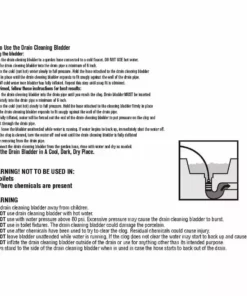 Husky Medium Drain Bladder -FixPro Store husky drain snakes 82 976 111 77 1000