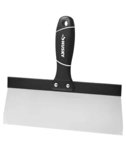 Husky 10 in. Stainless Steel Taping Knife with Soft Grip Handle