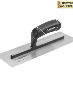 Husky 12 in. x 4 in. Pro Finishing Trowel -FixPro Store husky finishing trowels 57498 44 1000
