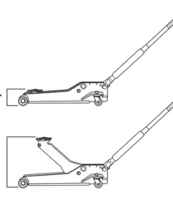 Husky 3-1/2-Ton Low Profile Floor Jack with Quick Lift -FixPro Store husky floor jacks hd4795 dip 44 1000