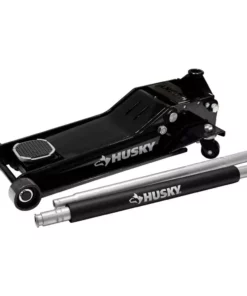 Husky 3-1/2-Ton Low Profile Floor Jack with Quick Lift