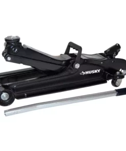 Husky 2-1/2-Ton Low Profile Trolley Jack with Quick Contact