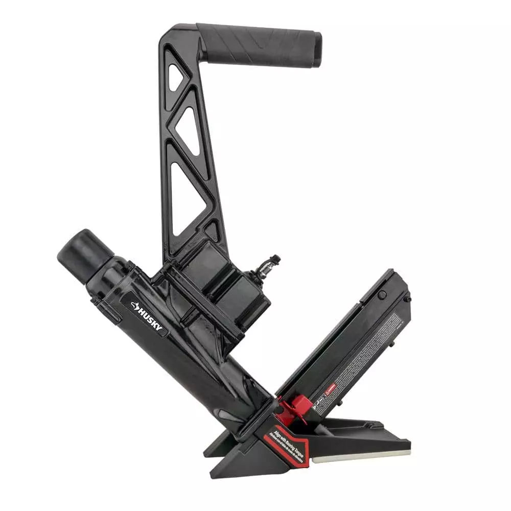 Husky Pneumatic 3-in-1 15.5-Gauge and 16-Gauge 2 in. Flooring Nailer and Stapler with Quick Jam Release 5 Husky Pneumatic 3-in-1 15.5-Gauge and 16-Gauge 2 in. Flooring Nailer and Stapler with Quick Jam Release - Image 3