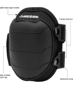 Husky Foam Hard Cap Work Knee Pad (2-Pair) -FixPro Store husky flooring knee pads hd00114 2pk 40 1000