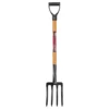 Husky 28 in. D-Grip Short Wood Handle 4-Tine Spading Garden Fork -FixPro Store husky garden forks 77118 950 64 1000