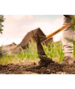 Husky 51 in. Wood Handle 2-Prong Hoe -FixPro Store husky garden hoes 77802 950 1f 1000