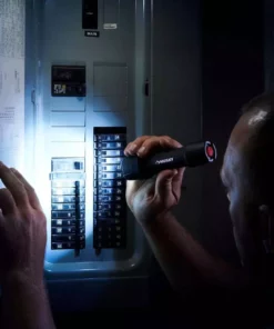 Husky 500 Lumens Tough Stainless Steel Core Multi-Setting LED Flashlight, Impact and Water Resistant with Batteries -FixPro Store husky handheld flashlights hsk1pak500psf1 1f 1000