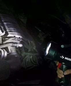 Husky 1500 Lumens Dual Power Rechargeable Handheld Spotlight -FixPro Store husky handheld spotlights 90655 77 1000