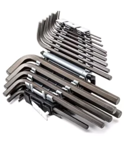 Husky SAE/Metric Long Arm Hex Key Set (26-Piece) -FixPro Store husky hex key sets hlahksm26pc 40 1000