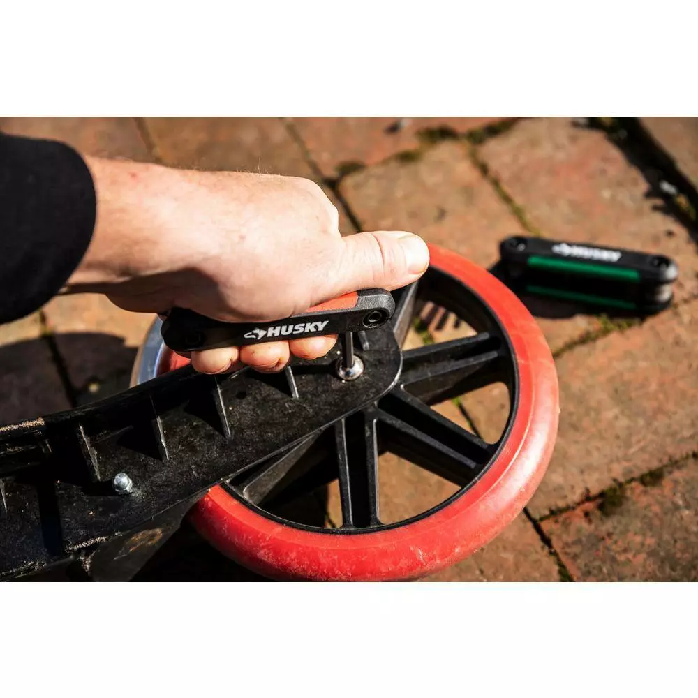 Husky Mini Folding Hex Key Set (9-Piece SAE, 8-Piece MM) 9 Husky Mini Folding Hex Key Set (9-Piece SAE, 8-Piece MM) - Image 7