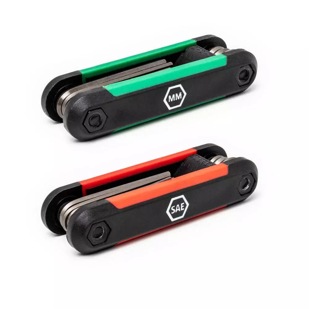 Husky Mini Folding Hex Key Set (9-Piece SAE, 8-Piece MM) 6 Husky Mini Folding Hex Key Set (9-Piece SAE, 8-Piece MM) - Image 4