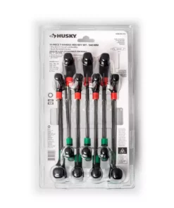 Husky 14-Piece T-Handle SAE & MM Hex Key Set -FixPro Store husky hex key sets hthksm14pcn 4f 1000