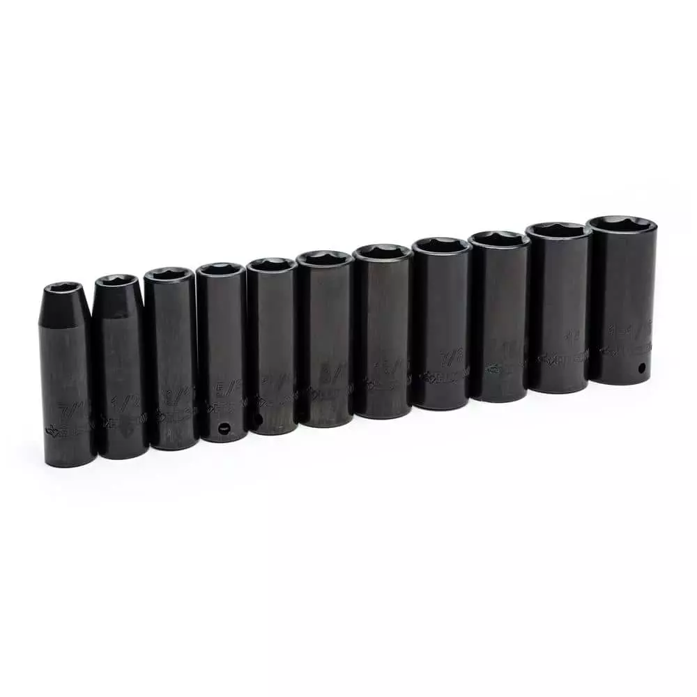 Husky 1/2 in. Drive Impact Socket Set, SAE in Blow Molded Case (11-Piece) 3 Husky 1/2 in. Drive Impact Socket Set, SAE in Blow Molded Case (11-Piece)