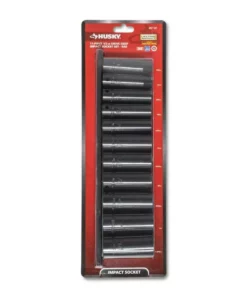 Husky 1/2 in. Drive Deep SAE Impact Socket Set (11-Piece) 19 Husky 1/2 in. Drive Deep SAE Impact Socket Set (11-Piece) -FixPro Store husky impact socket sets h2dsaei11pcsr 4f 1000