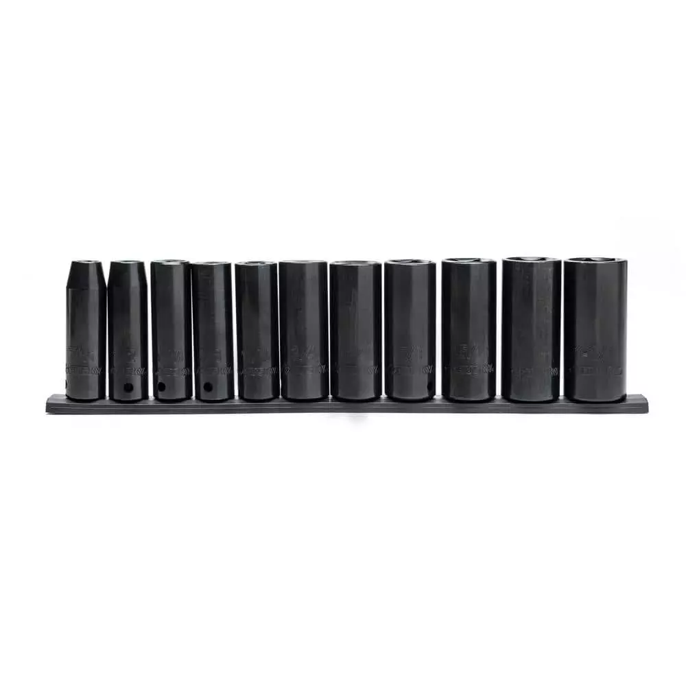 Husky 1/2 in. Drive Deep SAE Impact Socket Set (11-Piece) 3 Husky 1/2 in. Drive Deep SAE Impact Socket Set (11-Piece)