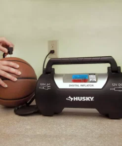 Husky 12/120 Volt Auto and Home Inflator -FixPro Store husky inflators hd12120b 77 1000