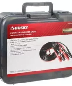 Husky 20 ft. 4-Gauge UL Booster Cable