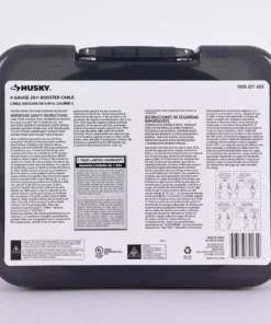 Husky 20 ft. 4-Gauge UL Booster Cable -FixPro Store husky jumper cables 0160420 ul1 66 1000