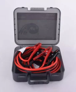 Husky 20 ft. 4-Gauge Booster Cables -FixPro Store husky jumper cables 0160420 ul1 77 1000 1