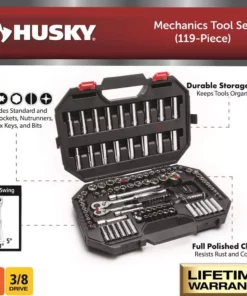Husky Mechanics Tool Set (119-Piece) 15 Husky Mechanics Tool Set (119-Piece) -FixPro Store husky mechanics tool sets h119mts 40 1000
