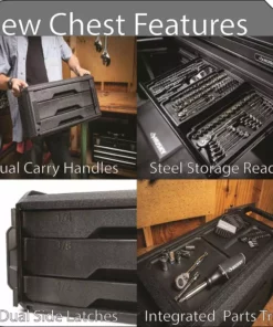 Husky Mechanics Tool Set (235-Piece) -FixPro Store husky mechanics tool sets h235mtschest 31 1000