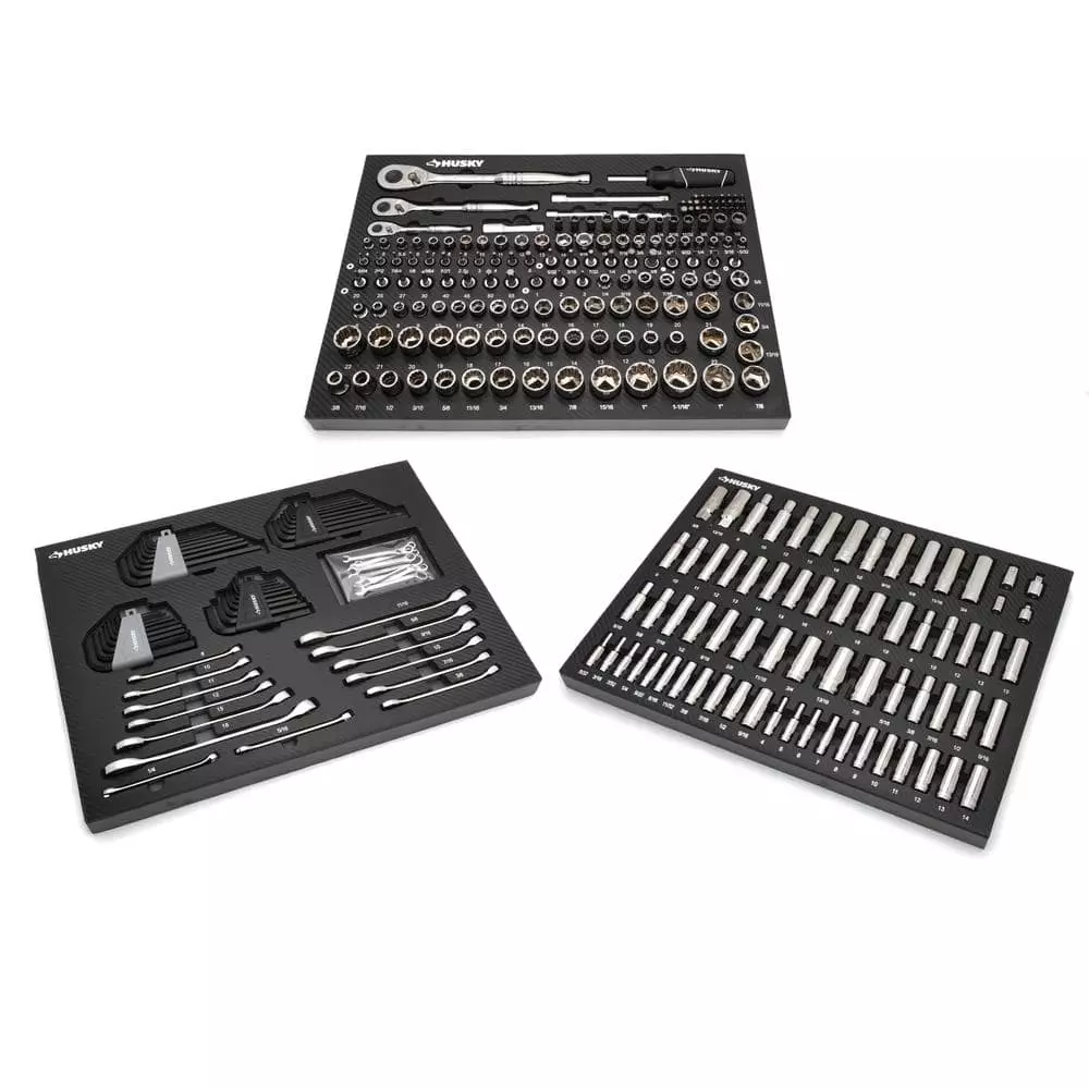 Husky Mechanics Tool Set in EVA Trays (290-Piece) 3 Husky Mechanics Tool Set in EVA Trays (290-Piece)