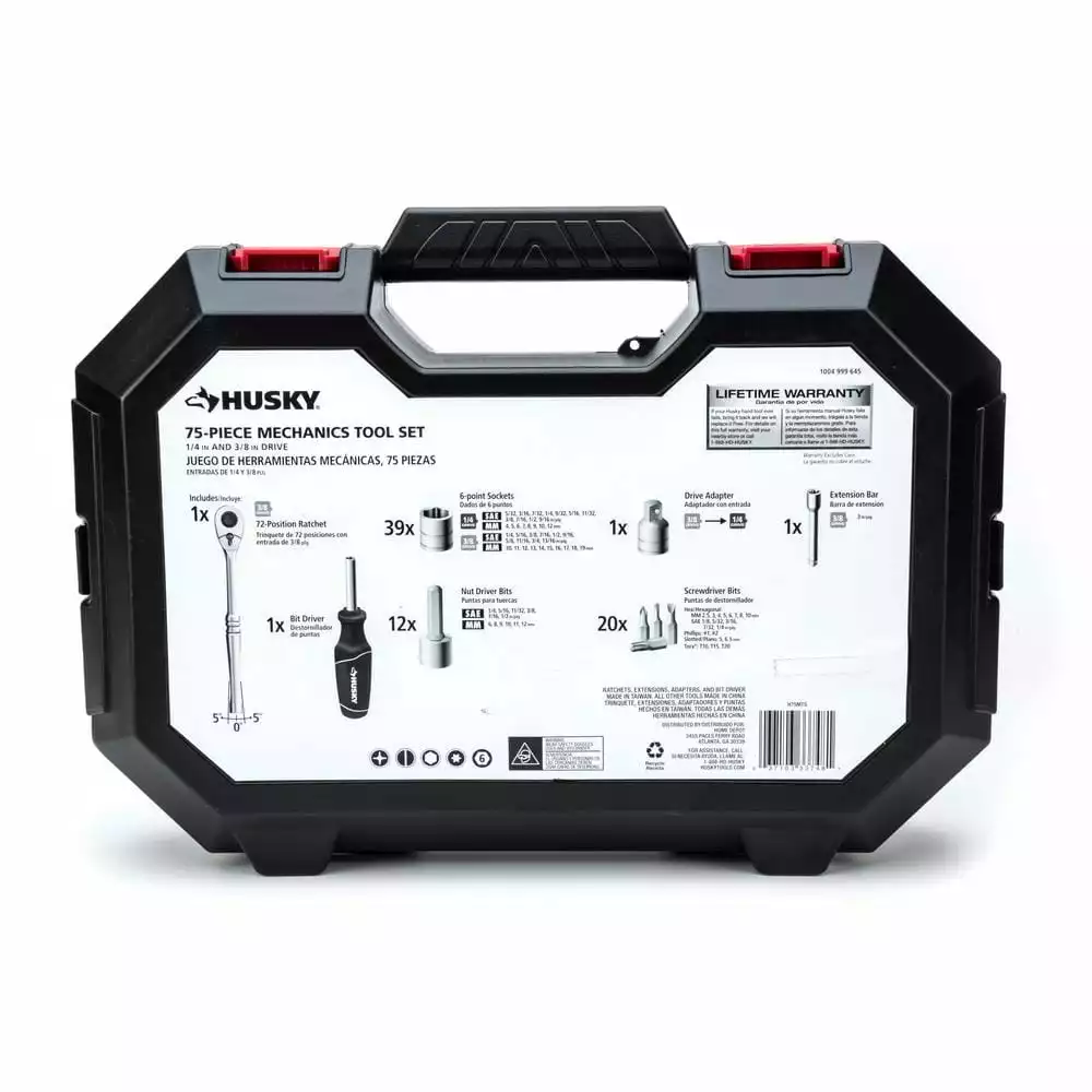 Husky Mechanics Tool Set (75-Piece) 11 Husky Mechanics Tool Set (75-Piece) - Image 9