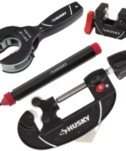 Husky Tube Cutter and Deburring Tool Bundle