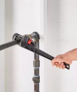 Husky 18 in. Heavy-Duty Cast Iron Pipe Wrench with 2 in. Jaw Capacity -FixPro Store husky pipe wrenches wg 40 18 76 1000