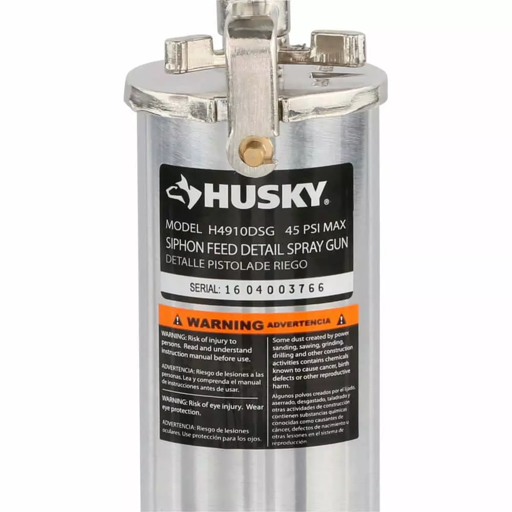 Husky Siphon Feed Detail Spray Gun 8 Husky Siphon Feed Detail Spray Gun - Image 6